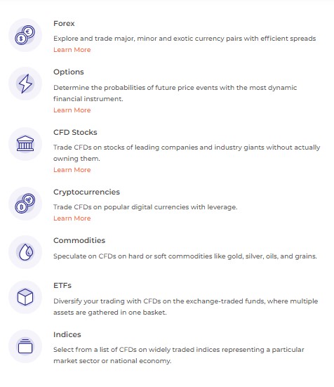 iq option instruments