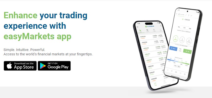 easyMarkets Mobile Apps easyMarkets Mobile App